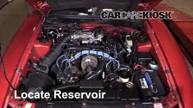 1998 Ford Mustang GT 4.6L V8 Convertible Liquide essuie-glace Ajouter du liquide